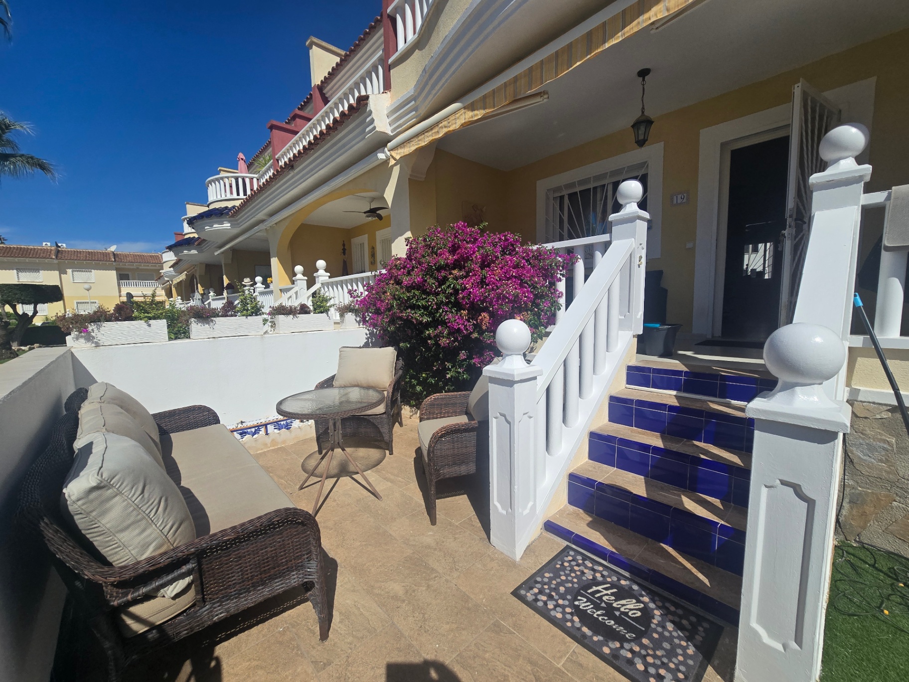 Entrance & terrace